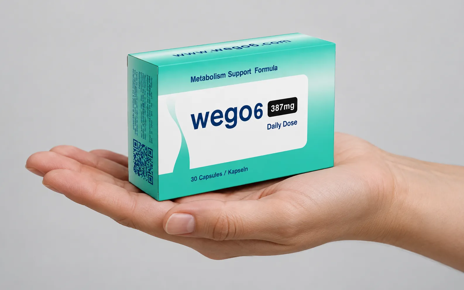 WEGO6 — Verpackung in der Hand