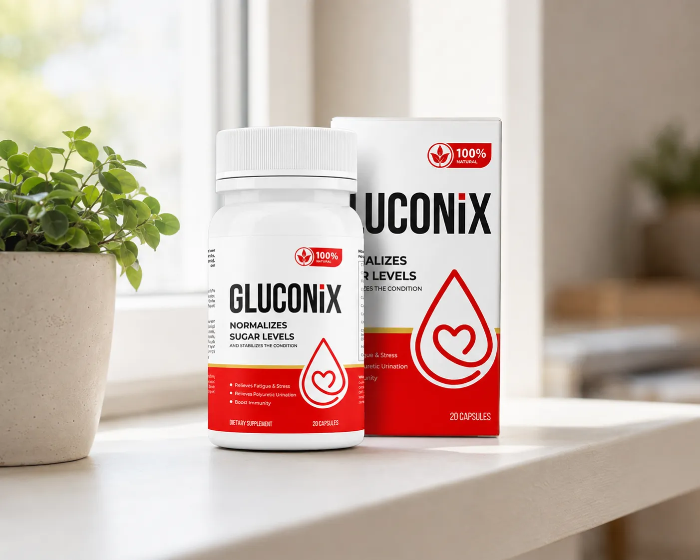 Gluconix — Verpackung im Alltag