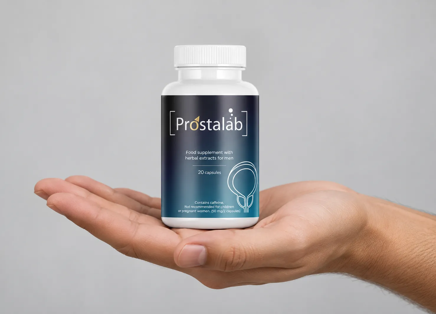 Prostalab — Verpackung in der Hand