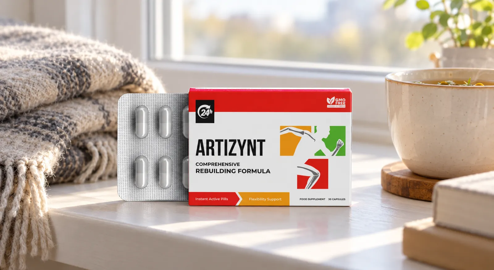 ArtiZynt Capsules — Verpackung im Alltag