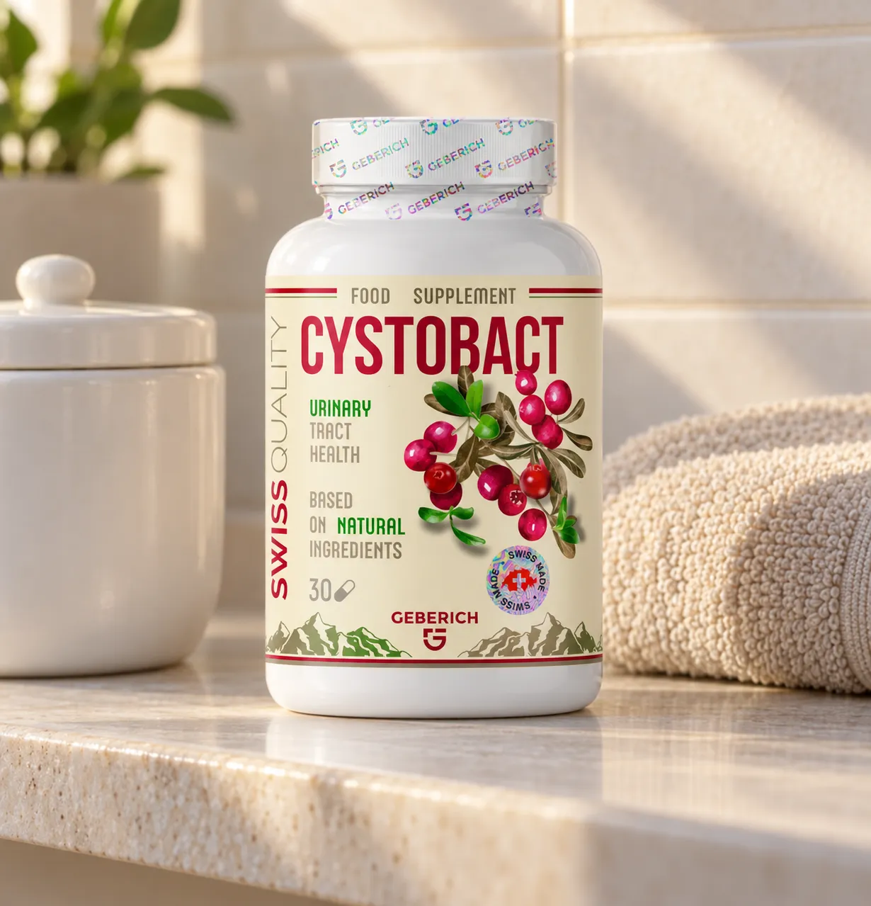 CYSTOBACT — Verpackung im Alltag