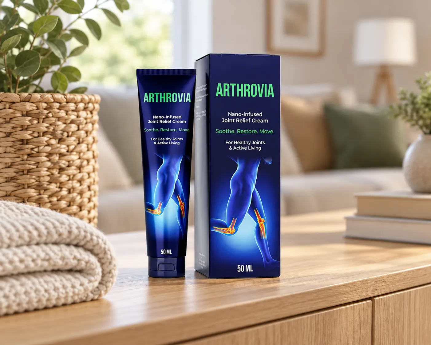 Arthrovia — Verpackung im Alltag