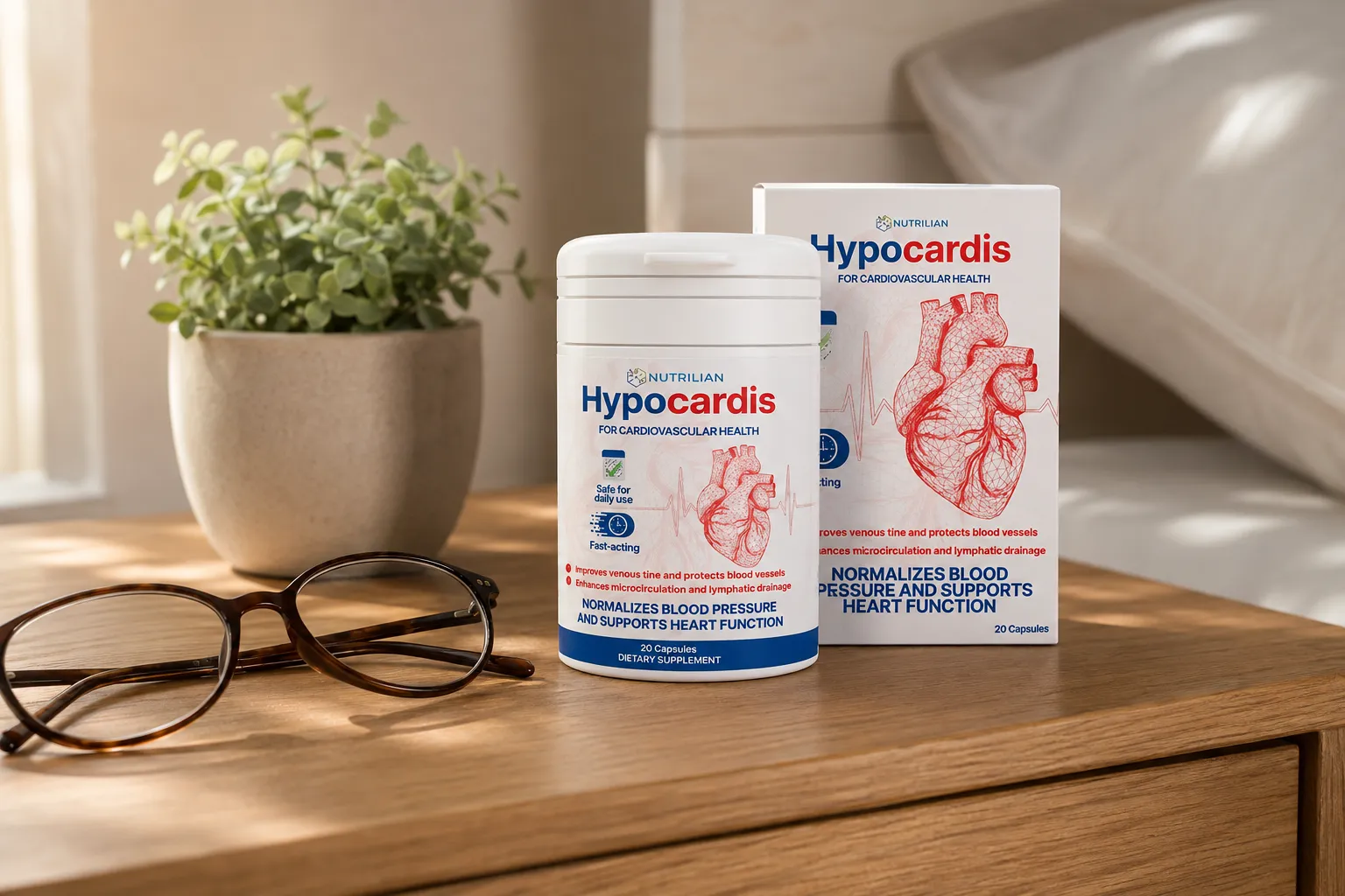 Hypocardis — Verpackung im Alltag