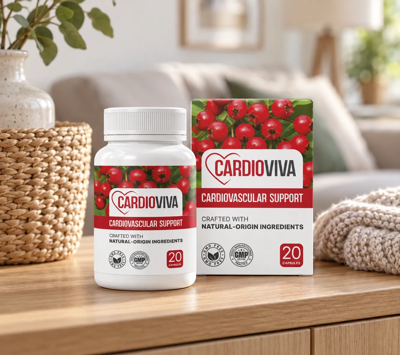 CardioViva — Verpackung im Alltag