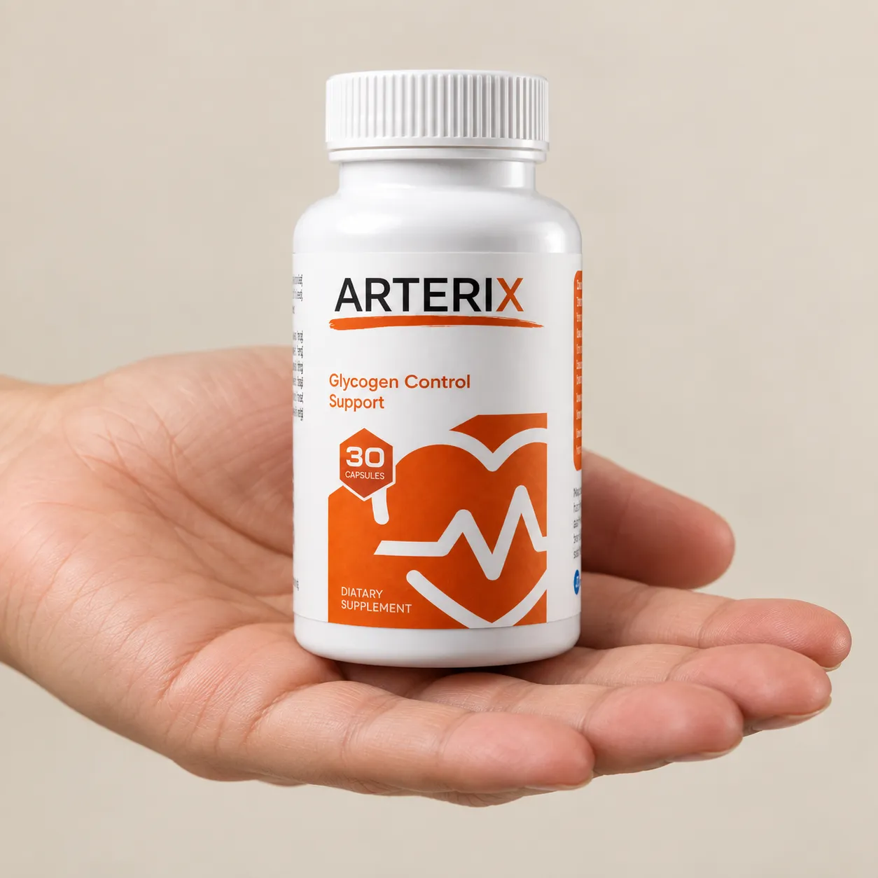 Arterix — Verpackung in der Hand