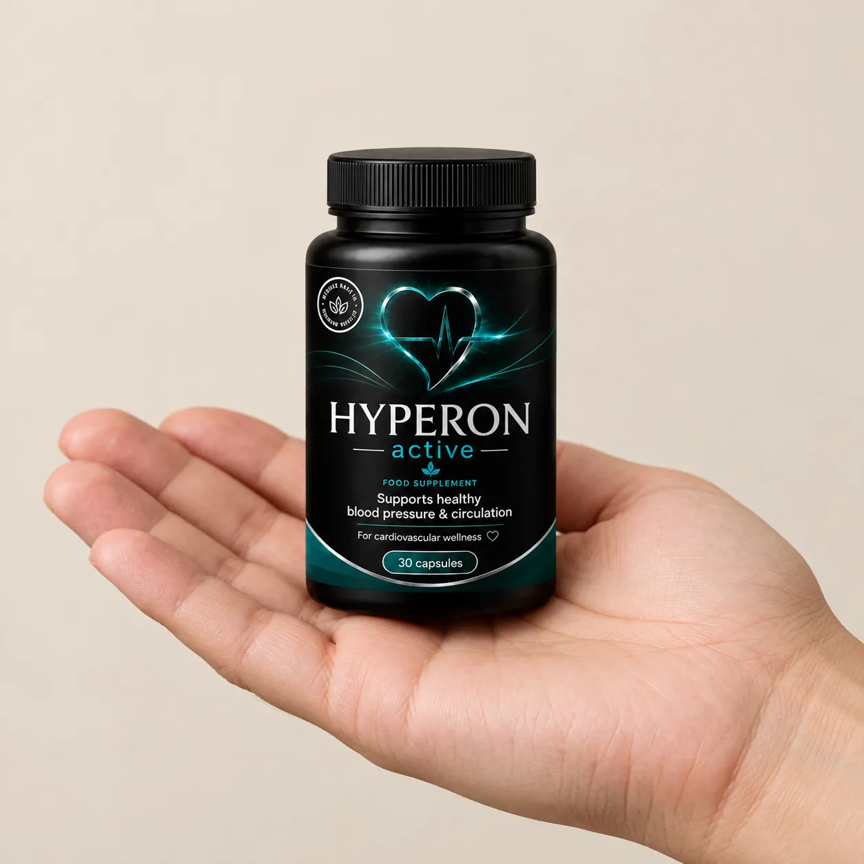 Hyperon — Verpackung in der Hand