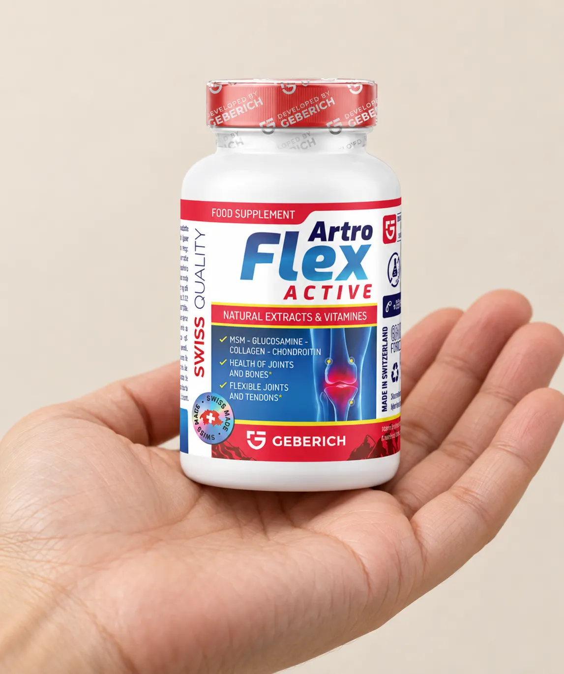 Artroflex — Verpackung in der Hand