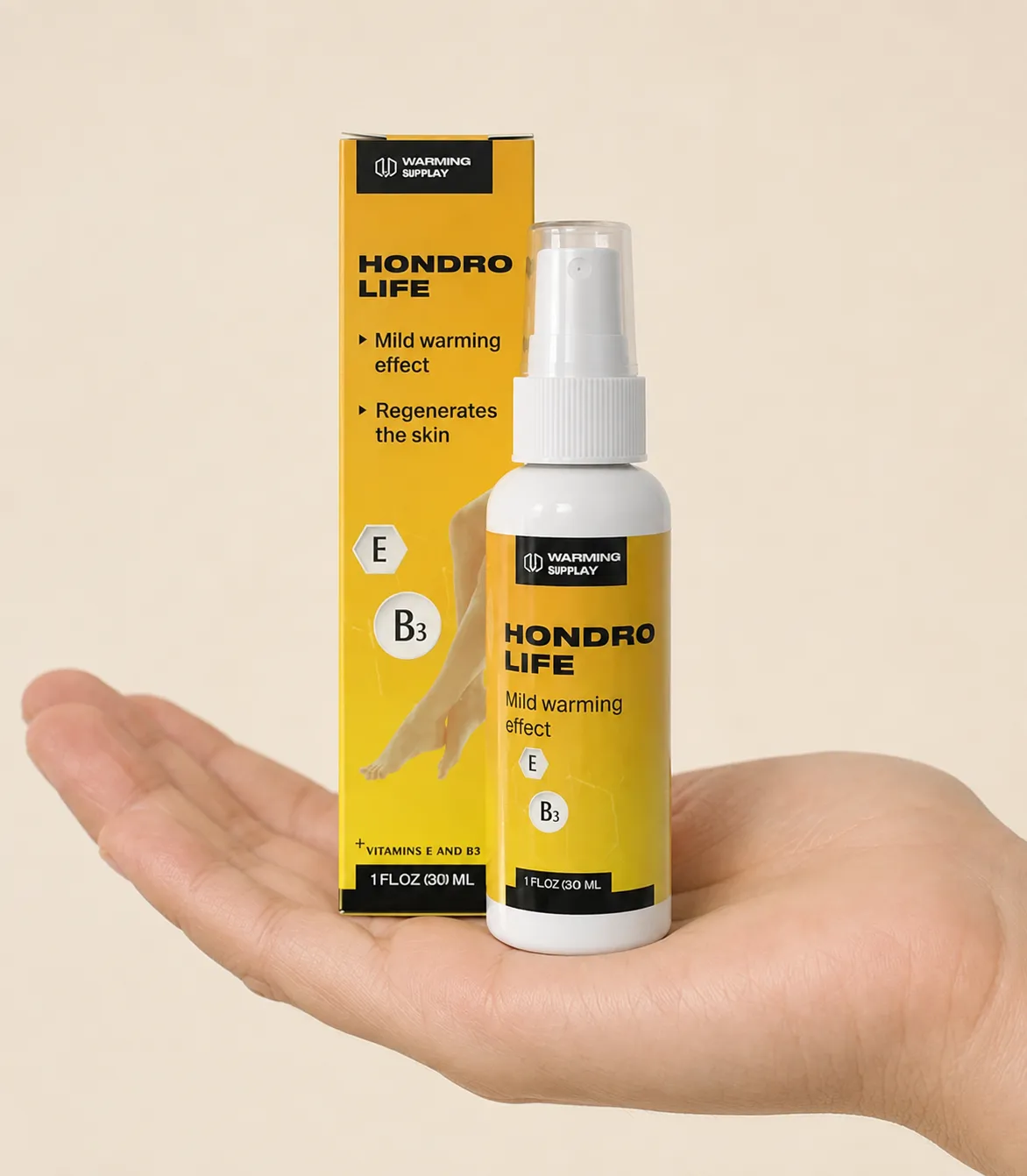 HONDROLIFE — Verpackung in der Hand
