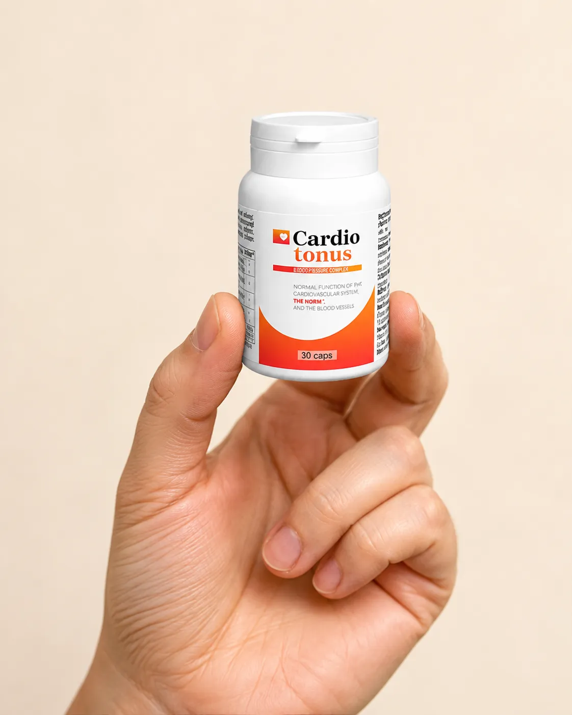 CARDIOTONUS — Verpackung in der Hand